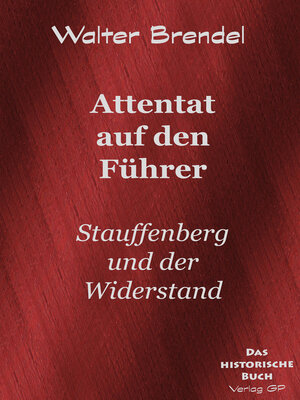 cover image of Attentat auf den Führer